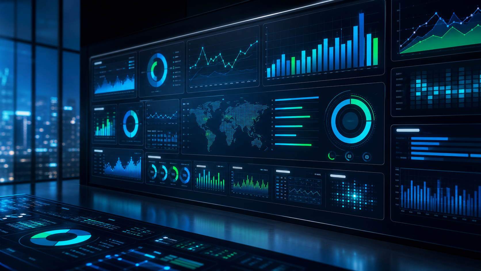 Dashboards executivos de Business Intelligence